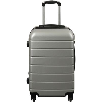 Borg Living Kabinväska - Hardcase lättvikt - Str. liten - Grå rand Borg Living Kabinväska - Hardcase lättvikt - Str. liten - Grå rand