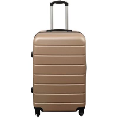 Borg Living Resväska - Hardcase resväska - Storlek Medium - Guld - Praktisk resväska Borg Living Resväska - Hardcase resväska - Storlek Medium - Guld - Praktisk resväska