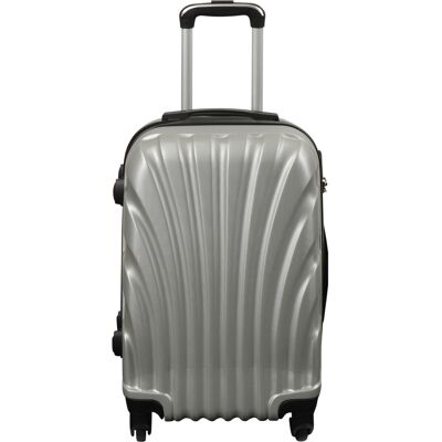 Borg Living Kabinväska - Hardcase lättvikt resväska - Storlek liten - Grå Mussla Borg Living Kabinväska - Hardcase lättvikt resväska - Storlek liten - Grå Mussla