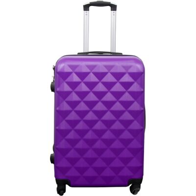Borg Living Erbjudanden på resväskor - Hardcase - Storlek Medium - Diamant Lila - Smart resväska Borg Living Erbjudanden på resväskor - Hardcase - Storlek Medium - Diamant Lila - Smart resväska