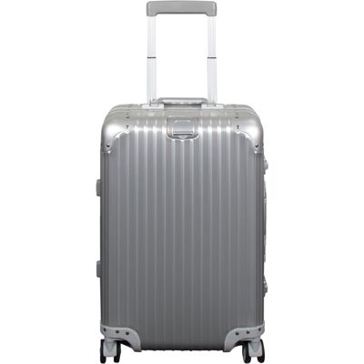 Borg Living Resväska i handbagagestorlek - Aluminiumresväska - Silverfärgad - Lyxig vagn med TSA-lås - 36 liter Borg Living Resväska i handbagagestorlek - Aluminiumresväska - Silverfärgad - Lyxig vagn med TSA-lås - 36 liter