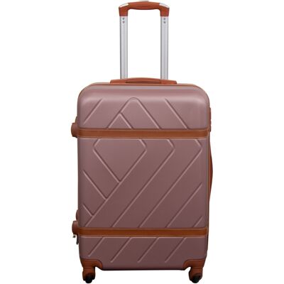 Borg Living Erbjudanden på resväskor - Hardcase - Storlek Medium - Retro rosa - Smart resväska Borg Living Erbjudanden på resväskor - Hardcase - Storlek Medium - Retro rosa - Smart resväska