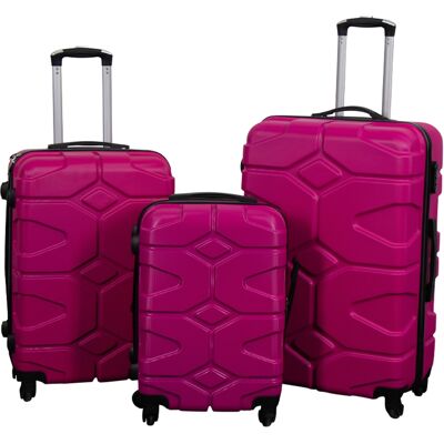 Borg Living Resväskset - 3 st. - Hardcase resväskor - Military Pink - Lättvikt resväskor Borg Living Resväskset - 3 st. - Hardcase resväskor - Military Pink - Lättvikt resväskor