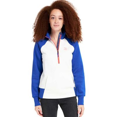 Burton Lowball Quarter Zip Wmn COBALT BLUE STOUT WHITE S Burton Lowball Quarter Zip Wmn COBALT BLUE STOUT WHITE S