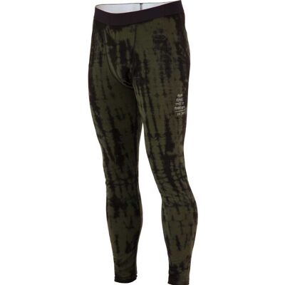 Mons Royale Merino Flex 200 Legging AOP - Oliv Tie Dye - Man Mons Royale Merino Flex 200 Legging AOP - Oliv Tie Dye - Man