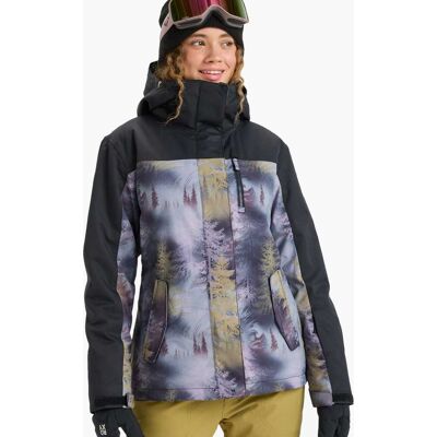 Roxy Jetty Block Jk FROST GREY PINETREES L Roxy Jetty Block Jk FROST GREY PINETREES L