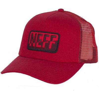 Neff Shield Trucker RED One Size Neff Shield Trucker RED One Size