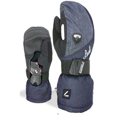Level Butterfly Mitt GREY BLUE M-L Level Butterfly Mitt GREY BLUE M-L