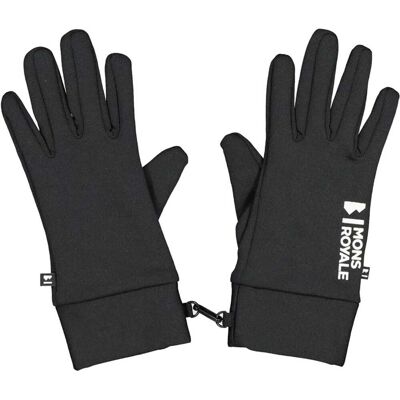 Mons Royale Elevation Merino Fleece Glove BLACK XL Mons Royale Elevation Merino Fleece Glove BLACK XL