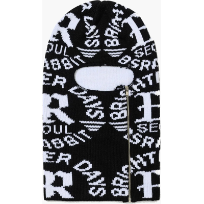Bs Rabbit Br Pattern Facemask BLACK One Size Bs Rabbit Br Pattern Facemask BLACK One Size