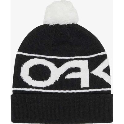 Oakley Factory Cuff Beanie BLACK WHITE LOGO One Size Oakley Factory Cuff Beanie BLACK WHITE LOGO One Size