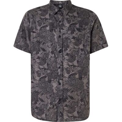 Oakley All Over Dark Floral Shirt NEW DARK BRUSH FLORAL S Oakley All Over Dark Floral Shirt NEW DARK BRUSH FLORAL S