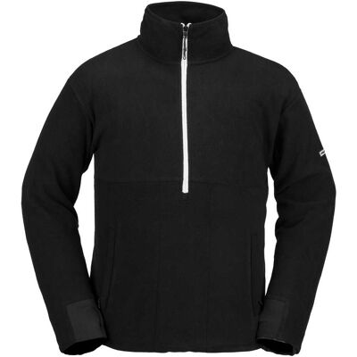 Volcom Polar Fleece Mock Half Zip BLACK XXL Volcom Polar Fleece Mock Half Zip BLACK XXL