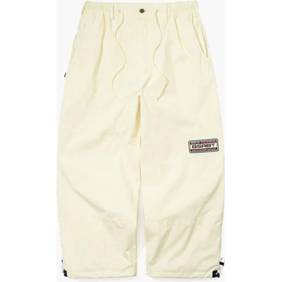 Bs Rabbit Clean Cut Patch Super Wide Pants CREAM L Bs Rabbit Clean Cut Patch Super Wide Pants CREAM L