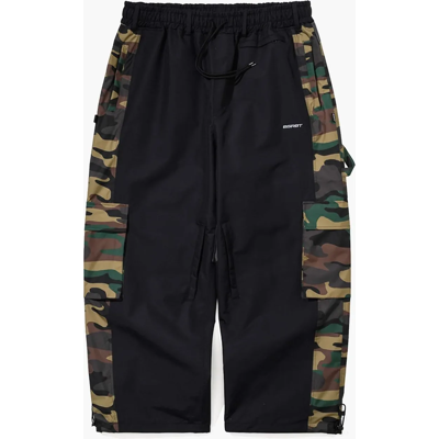Bs Rabbit Heritage Big Cargo Pocket Super Wide Ventilation Pants BLACK CAMO XL Bs Rabbit Heritage Big Cargo Pocket Super Wide Ventilation Pants BLACK CAMO XL