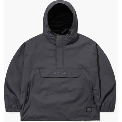 Bs Rabbit Outlander Hooded Anorak Jacket CHARCOAL M Bs Rabbit Outlander Hooded Anorak Jacket CHARCOAL M