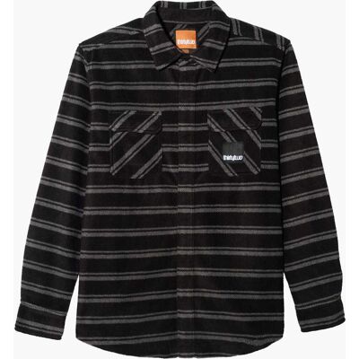 Thirtytwo Rest Stop Shirt BLACK TAN L Thirtytwo Rest Stop Shirt BLACK TAN L