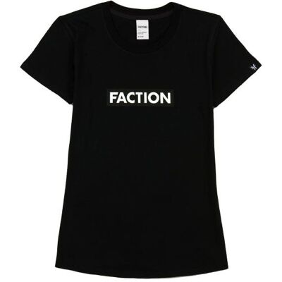 Faction Logo W T Shirt BLACK S Faction Logo W T Shirt BLACK S