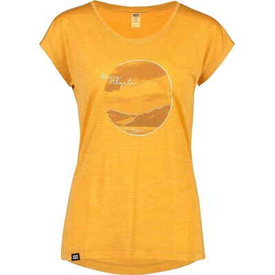 Mons Royale Wmn Estelle Cap Tee GOLD XS Mons Royale Wmn Estelle Cap Tee GOLD XS
