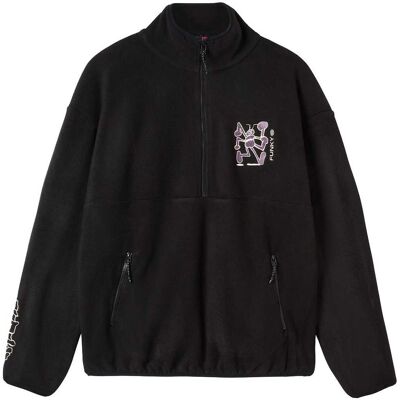 Funky Hike Half Zip Fleece BLACK XL Funky Hike Half Zip Fleece BLACK XL