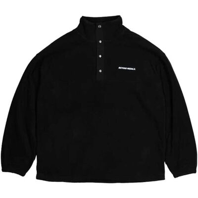 Beyond Medals Half Snap Fleece BLACK M Beyond Medals Half Snap Fleece BLACK M