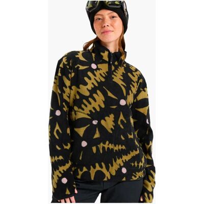 Roxy Moonrising Fleece FENNEL SEED BIG FLOWER S Roxy Moonrising Fleece FENNEL SEED BIG FLOWER S