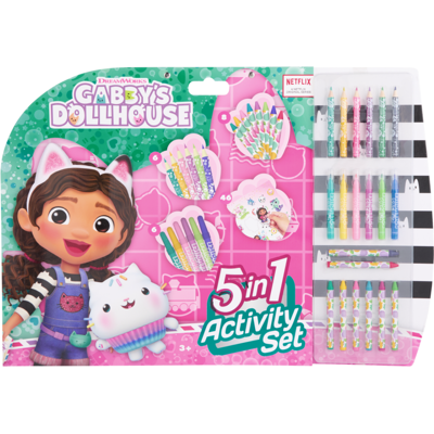 Gabby's Dollhouse - 5-in-1 Coloring & Activity Set Gabby's Dollhouse - 5-in-1 Coloring & Activity Set