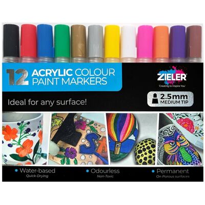 Zieler - Paint Markers Medium Zieler - Paint Markers Medium
