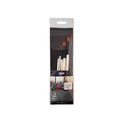Zieler - Brushes - 5 PCS - Mixed media Zieler - Brushes - 5 PCS - Mixed media