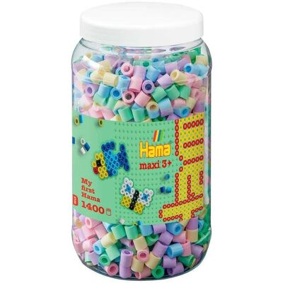 Hama - Maxi 1400pcs in bucket Mix 52 Hama - Maxi 1400pcs in bucket Mix 52