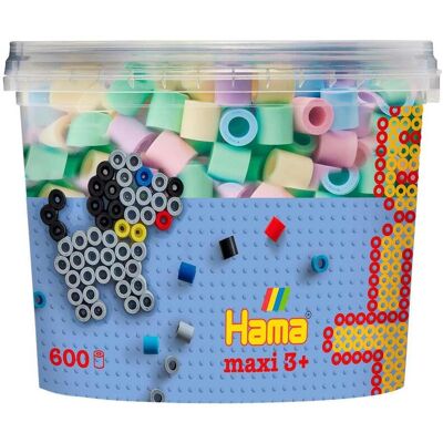 Hama - Maxi Beads 600pcs Mix 52 Hama - Maxi Beads 600pcs Mix 52