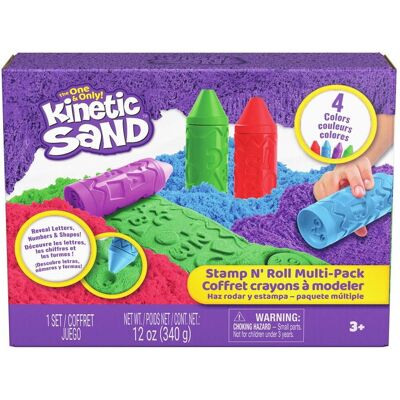 Kinetic Sand - Stamp N' Roll Multipack Kinetic Sand - Stamp N' Roll Multipack