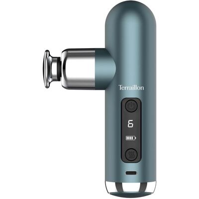 Terraillon Mini Massagegerät - Muskel - Grå, Svart, Silver - Massageapparat Terraillon Mini Massagegerät - Muskel - Grå, Svart, Silver - Massageapparat