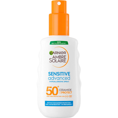 Garnier Ambre Solaire Sensitive SPF50+ Solskyddsspray - Solskyddsspray Garnier Ambre Solaire Sensitive SPF50+ Solskyddsspray - Solskyddsspray