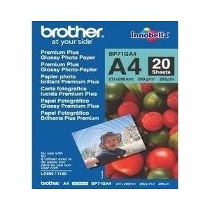 Brother Papper Brother BP71GA4 20 ark, Glossy, A4