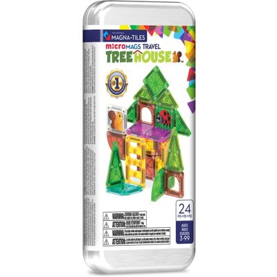 Magna Tiles - microMAGS Treehouse Travel 24-Piece Magna Tiles - microMAGS Treehouse Travel 24-Piece