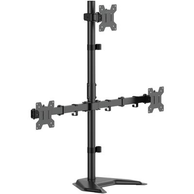 LogiLink: Monitorfäste/fot Trippel 17-32" 376mm Svart LogiLink: Monitorfäste/fot Trippel 17-32" 376mm Svart