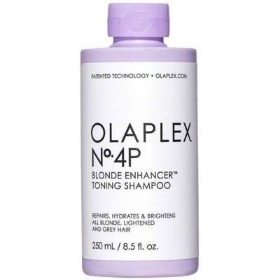 Olaplex N° 4P Blondförstärkande Toning Shampoo - Neutraliserar gula nyanser, ökar glansen Olaplex N° 4P Blondförstärkande Toning Shampoo - Neutraliserar gula nyanser, ökar glansen