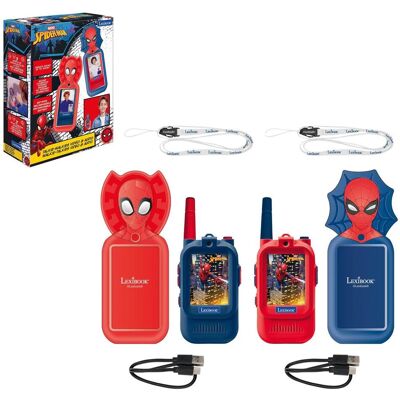 Lexibook - Spider-Man Rechargeable Video Walkie-Talkie with colored screen Lexibook - Spider-Man Rechargeable Video Walkie-Talkie with colored screen