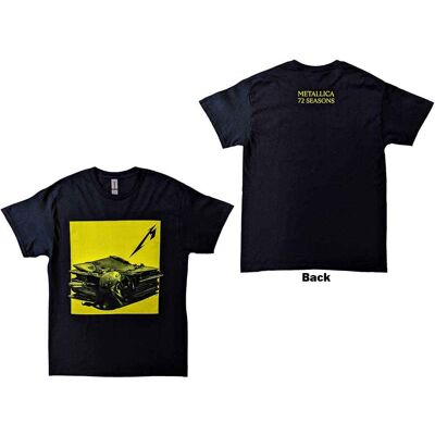 Metallica: Unisex T-Shirt/72 Seasons Burnt Vinyl (Black) (Back Print) (XX-Large) Metallica: Unisex T-Shirt/72 Seasons Burnt Vinyl (Black) (Back Print) (XX-Large)