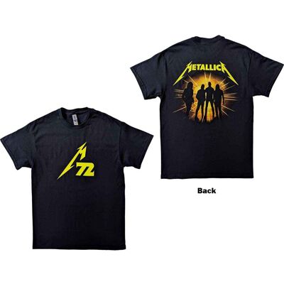 Metallica: Unisex T-Shirt/72 Seasons Strobes Photo (Black) (Back Print) (Small) Metallica: Unisex T-Shirt/72 Seasons Strobes Photo (Black) (Back Print) (Small)