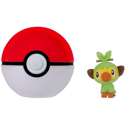 Pokémon - Clip N Go Grookey Poke Ball Pokémon - Clip N Go Grookey Poke Ball