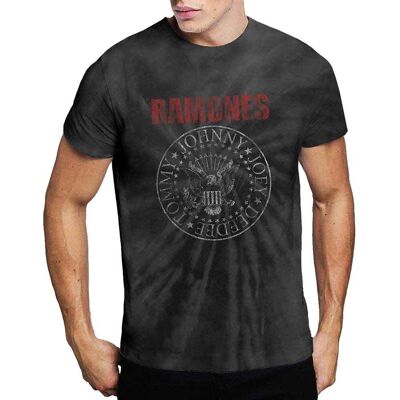 Ramones: Unisex T-Shirt/Presidential Seal 2 (Black) (Wash Collection) (X-Large) Ramones: Unisex T-Shirt/Presidential Seal 2 (Black) (Wash Collection) (X-Large)