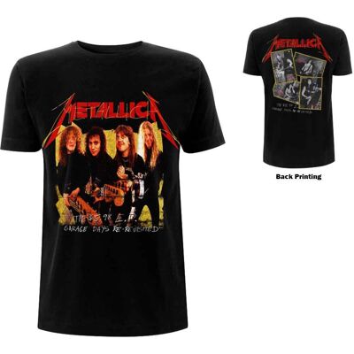 Metallica: Unisex T-Shirt/Garage Photo Yellow (Black) (Back Print) (XX-Large) Metallica: Unisex T-Shirt/Garage Photo Yellow (Black) (Back Print) (XX-Large)