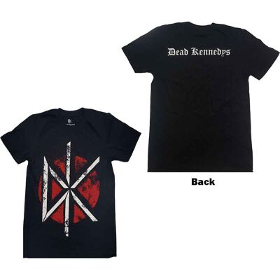 Dead Kennedys: Unisex T-Shirt/Vintage Logo (Black) (Back Print) (Large) Dead Kennedys: Unisex T-Shirt/Vintage Logo (Black) (Back Print) (Large)