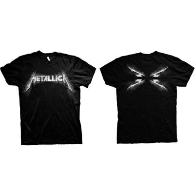 Metallica: Unisex T-Shirt/Spiked (Black) (Back Print) (Large) Metallica: Unisex T-Shirt/Spiked (Black) (Back Print) (Large)