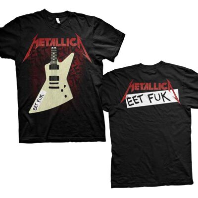 Metallica: Unisex T-Shirt/Eet Fuk (Black) (Back Print) (Large) Metallica: Unisex T-Shirt/Eet Fuk (Black) (Back Print) (Large)
