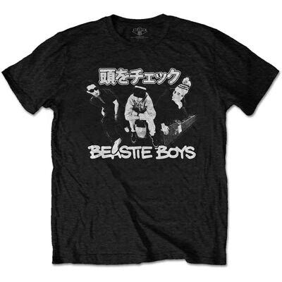 The Beastie Boys: Unisex T-Shirt/Check Your Head Japanese (Black) (X-Large) The Beastie Boys: Unisex T-Shirt/Check Your Head Japanese (Black) (X-Large)