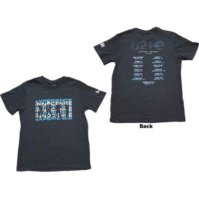 U2: Unisex T-Shirt/Repeat Logo (Black) (Back Print & Ex-Tour) (XX-Large) U2: Unisex T-Shirt/Repeat Logo (Black) (Back Print & Ex-Tour) (XX-Large)