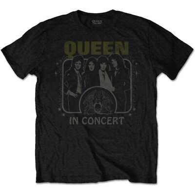 Queen: Unisex T-Shirt/In Concert (Black) (XX-Large) Queen: Unisex T-Shirt/In Concert (Black) (XX-Large)
